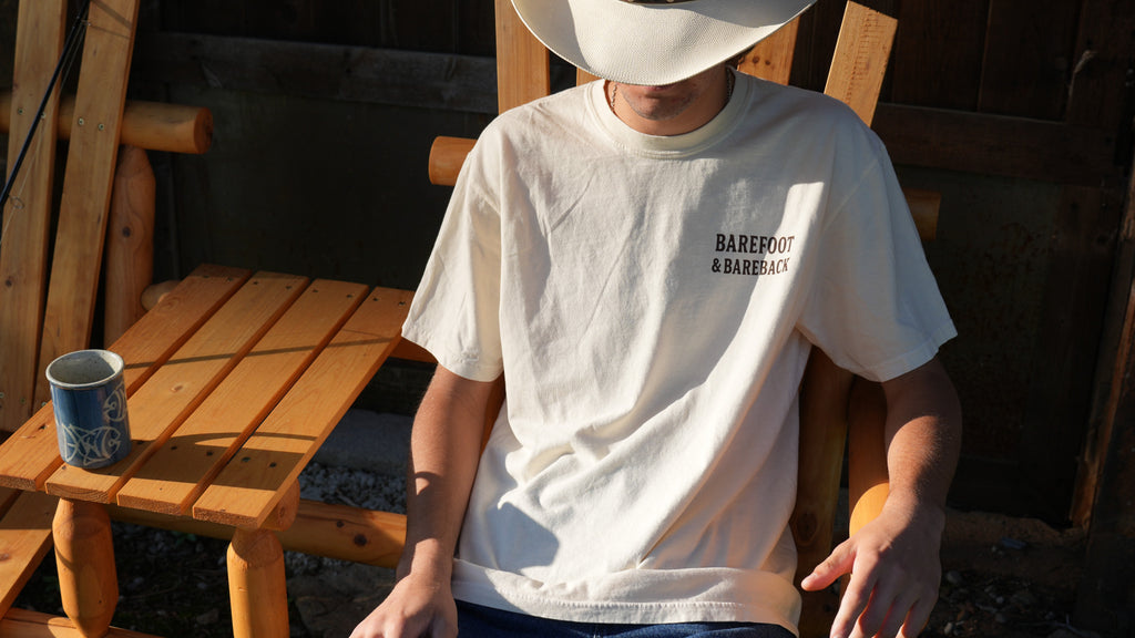 Born Bareback Tee — Sandstone