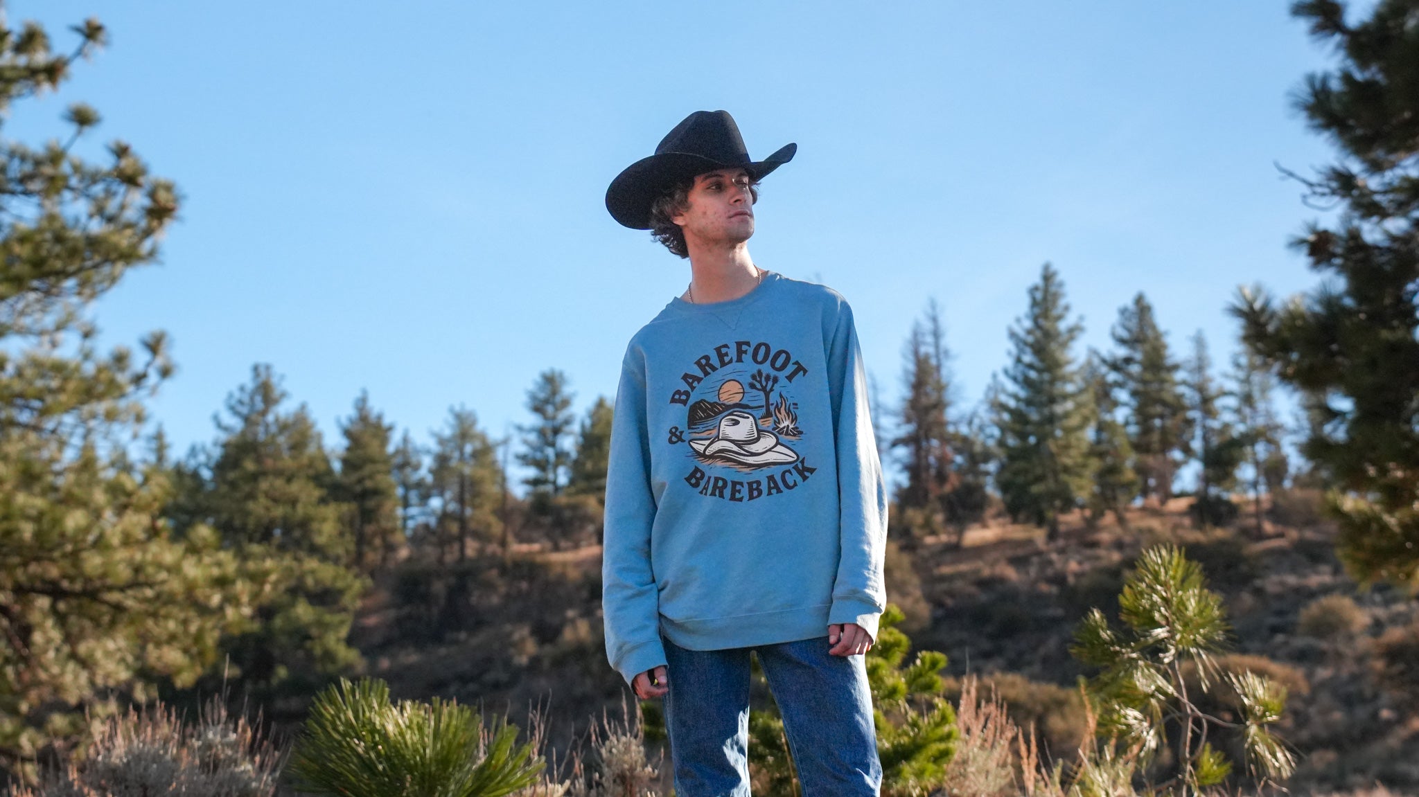 Driftwood Blue Crew