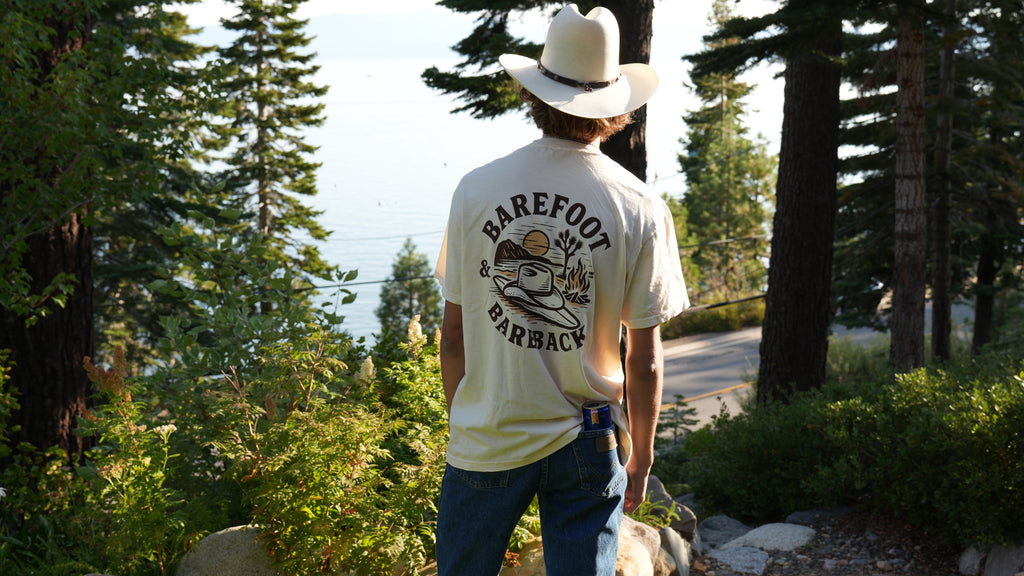 Born Bareback Tee — Sandstone